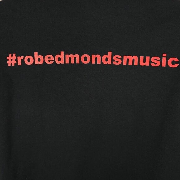 Benjamin Franklin T Shirt Mens Size Medium Black Rolled Up Franklin Rob Edmonds - Picture 5 of 7